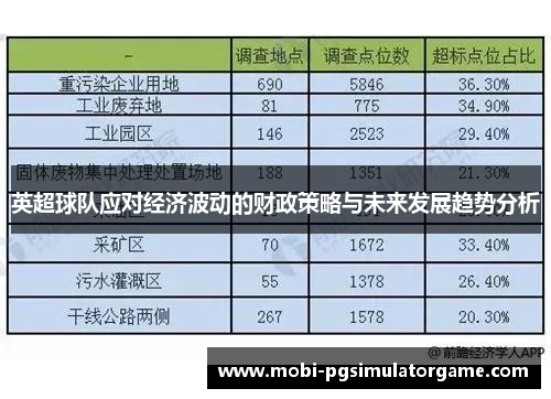 英超球队应对经济波动的财政策略与未来发展趋势分析