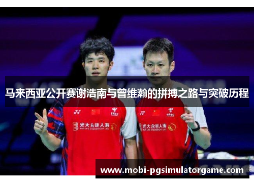 马来西亚公开赛谢浩南与曾维瀚的拼搏之路与突破历程
